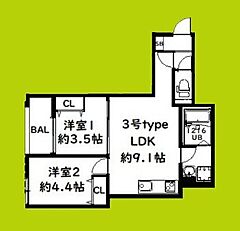 物件の間取り