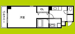 ジラソーレ本町通 1Kの間取図画像