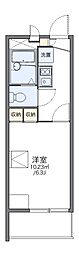 レオパレスクレール都島 1Kの間取図画像