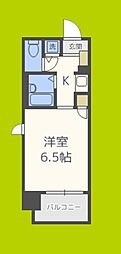 シティライフプレサンス新大阪 1Kの間取図画像