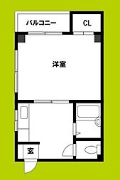 CASA-J 1Kの間取図画像