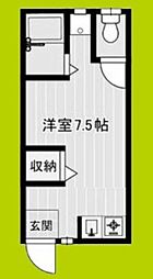 Bらいふ ワンルームの間取図画像