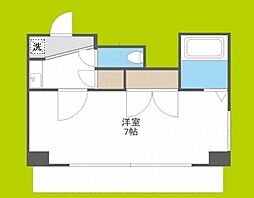 エンブレム都島 1Kの間取図画像
