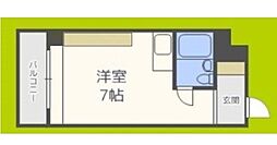 ライオンズマンション新大阪第5 ワンルームの間取図画像
