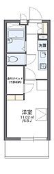 レオパレスフィオレ2 1Kの間取図画像
