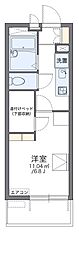 レオパレスコンパル歌島 1Kの間取図画像