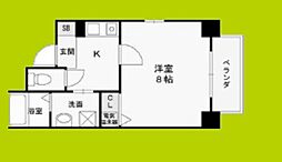 ラ・フォーレ都島本通2 1Kの間取図画像