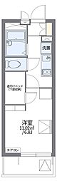 レオパレスCreer 1Kの間取図画像