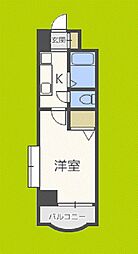 ノルデンハイム小松 1Kの間取図画像