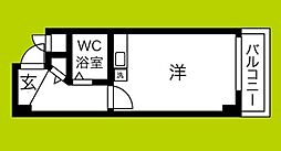 メゾン・プチボワ ワンルームの間取図画像