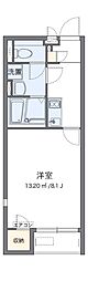 レオネクスト里 1Kの間取図画像