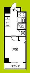 ロイヤルハイツ新深江 1Kの間取図画像