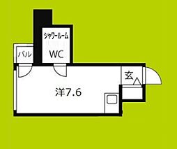 GSハイム内本町 ワンルームの間取図画像