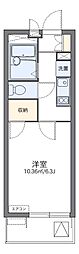 レオパレス寿 1Kの間取図画像