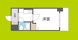 エスリード野田駅前 1Kの間取図画像