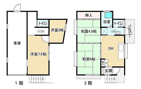 間取りを拡大表示