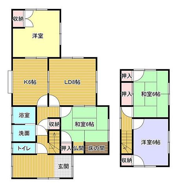 間取りを拡大表示
