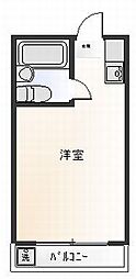 ファーストハイツ ワンルームの間取図画像