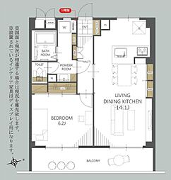 間取図画像 1LDK