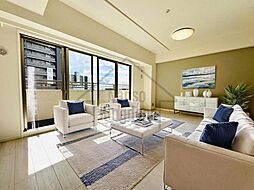 リーデンススクエア千葉 1206号室 3LDKのリビング/ダイニング