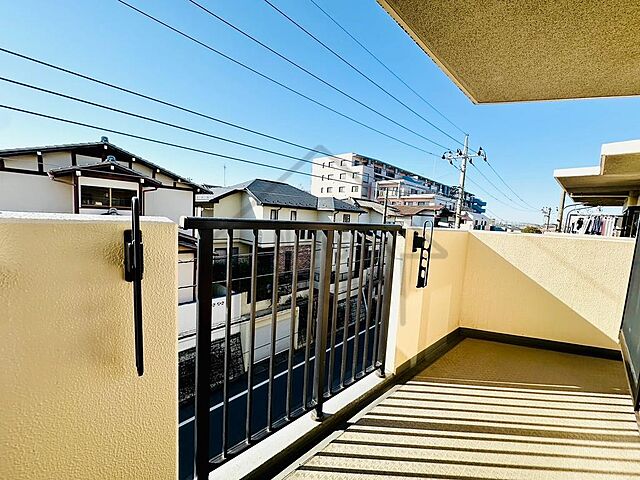バルコニー 六高台ベルパティオ1番館 3階/303号室