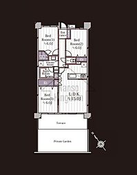 間取図画像 3LDK