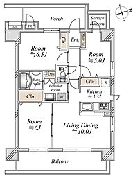 間取図画像 3LDK