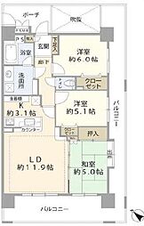 間取図画像 3LDK