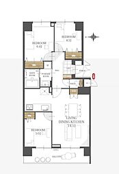 ヴェント蘇我エミネンテ・ガーデン 3LDKの間取図画像