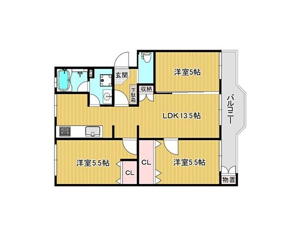 間取りを拡大表示
