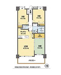 グーディッシュ松戸八柱 3LDKの間取図画像