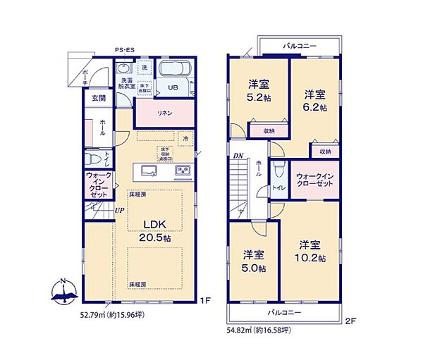 間取りを拡大表示
