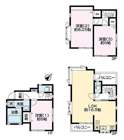 間取り 豊島区駒込3丁目
