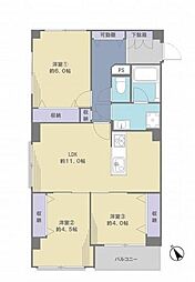 間取図画像 3LDK