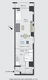 間取図画像 ワンルーム