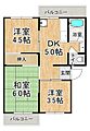 有野台住宅6号棟3階4.0万円