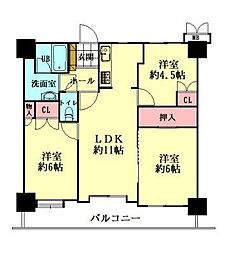 間取図画像 3LDK