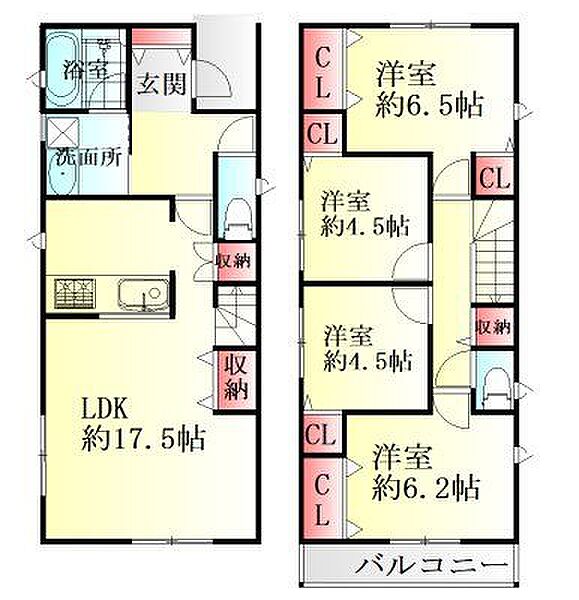 間取りを拡大表示