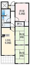 大阪府大阪狭山市東野中2丁目（賃貸マンション3LDK・2階・57.00㎡） その2