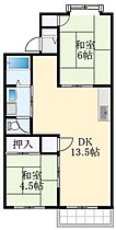 大阪府富田林市加太2丁目（賃貸アパート2LDK・2階・50.00㎡） その2