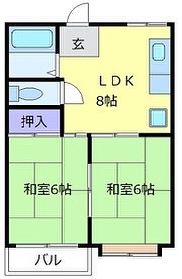 大阪府堺市中区深井清水町(賃貸アパート2LDK・1階・40.00㎡)の写真 その2