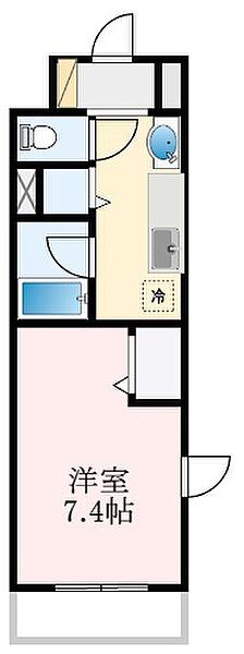 大阪府堺市中区東山(賃貸マンション1K・2階・24.94㎡)の写真 その2