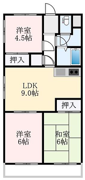 大阪府堺市中区深井清水町(賃貸マンション3LDK・3階・53.20㎡)の写真 その2
