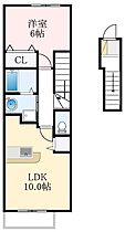 大阪府堺市中区福田1317-7（賃貸アパート1LDK・2階・42.37㎡） その2