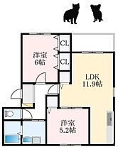 大阪府堺市東区日置荘北町3丁（賃貸アパート2LDK・1階・58.89㎡） その2