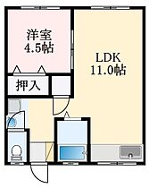 大阪府大阪狭山市半田2丁目（賃貸マンション1LDK・2階・34.00㎡） その2