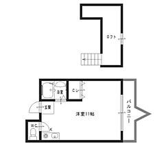 大阪府富田林市甲田3丁目（賃貸マンション1R・3階・23.00㎡） その2