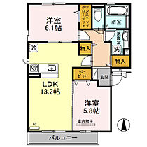 大阪府堺市中区東山（賃貸アパート2LDK・1階・60.89㎡） その2