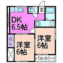 栃木県鹿沼市千渡1755-1（賃貸アパート2DK・1階・40.58㎡） その2