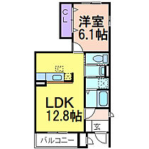 ラフレシール　A  ｜ 栃木県鹿沼市玉田町（賃貸アパート1LDK・1階・46.03㎡） その2